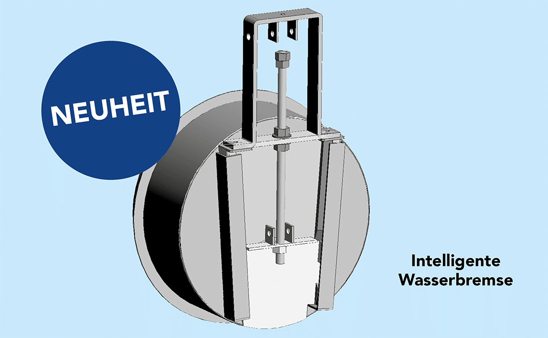 Integrierte und intelligente Wasserbremse